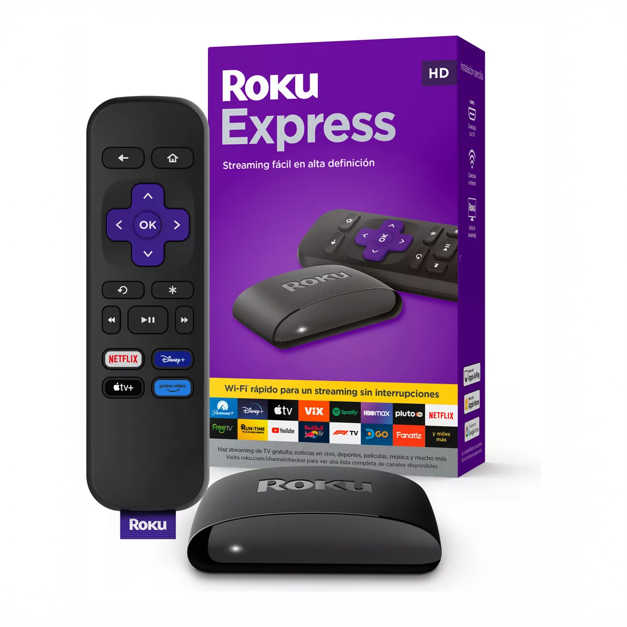 Comentarios de Roku Express 3960 HD dispositivo de streaming con control remoto de mercado libre